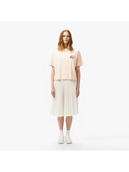 Lacoste футболка рожева