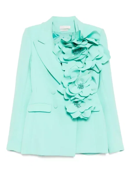 Blejzer Saiid Kobeisy s cvjetnim printom plava