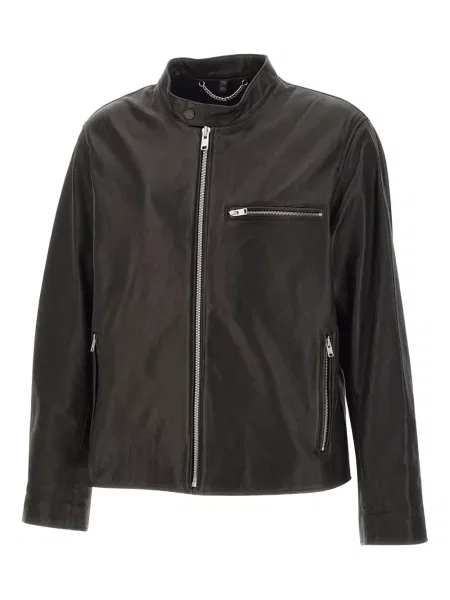Δερμάτινο μπουφάν Belstaff μαύρο