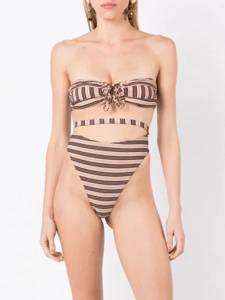 Dryžuotas raštuotas bikinis Amir Slama