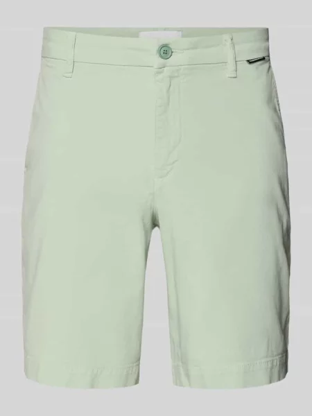 Szorty chinosy o kroju regular fit z mieszanki bawełny model CHINO' Armedangels