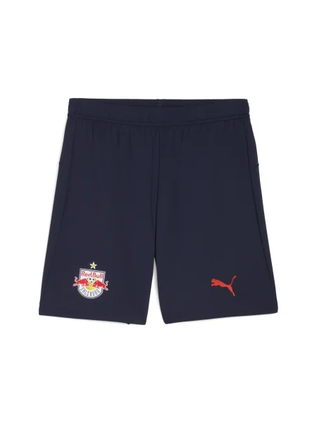 PUMA Sportovní kalhoty FC Red Bull Salzburg námořnická modř / brusinková bílá