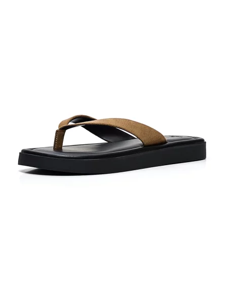Bershka Flip-flops închis bej