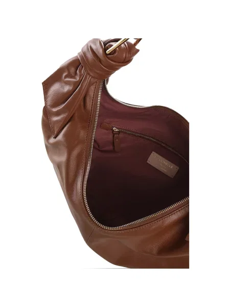 Rucsac Coccinelle din piele maro