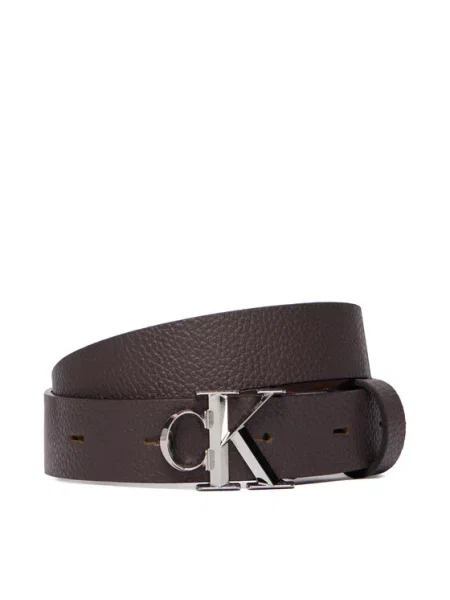 Calvin Klein Curea de Damă Facet Ck Buckle Pebble maro