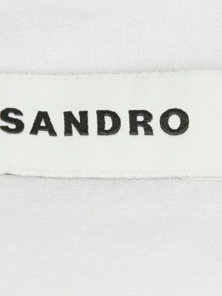 Cropp top Sandro cu dungi violet