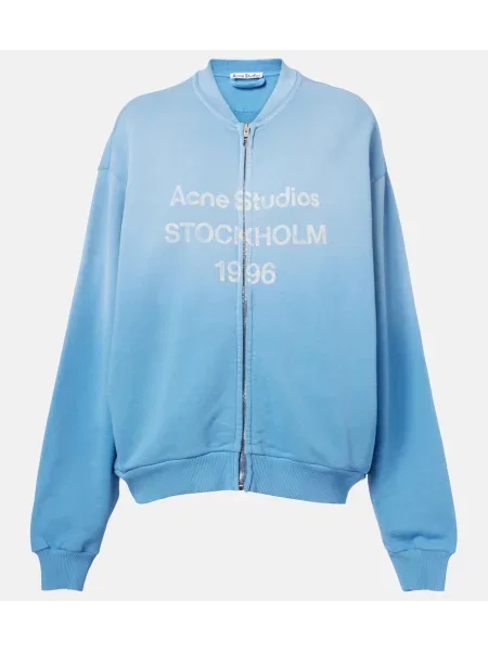 Hanorac cu fermoar Acne Studios albastru