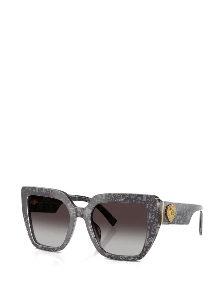 Слънчеви очила Dolce & Gabbana Eyewear с дантела сиво