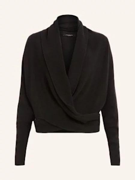 Allsaints Úpletový Kardigan Wasson černá