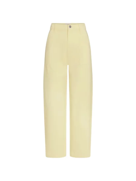 Pantaloni cargo Frame cu funde galben