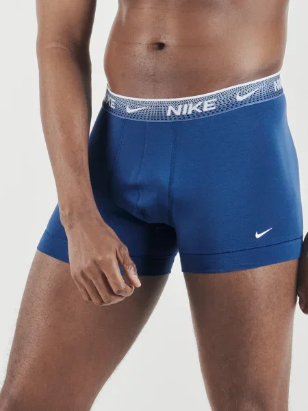 NIKE Underwear Boxeralsók Everyday / tengerészkék / világoskék kék
