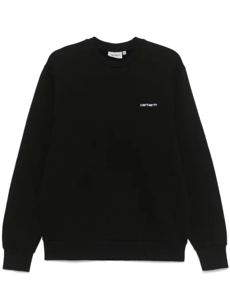 Hanorac Carhartt Wip cu broderie negru