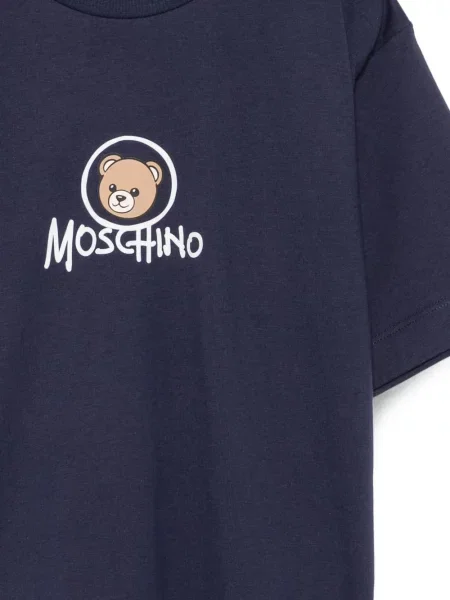 Koszulka dziecięca Moschino niebieska