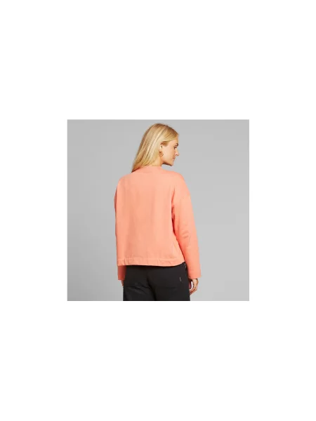 Dedicated Loose Sweatshirt Lerdala Coral Kobiety Koszulki Dedicated Pomarańczowy Size: M czarna