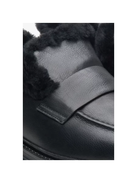 Зимові лофери Estro чорні