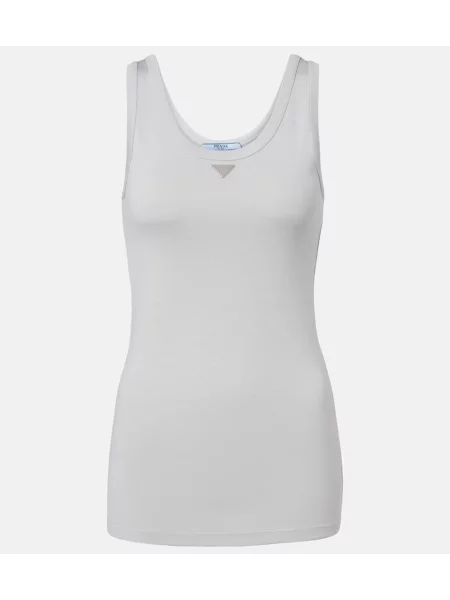 Top Prada tricotate gri