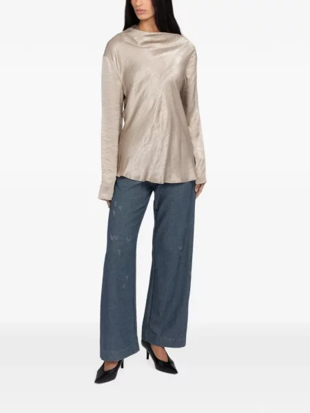 Pantaloni Lauren Manoogian albastru