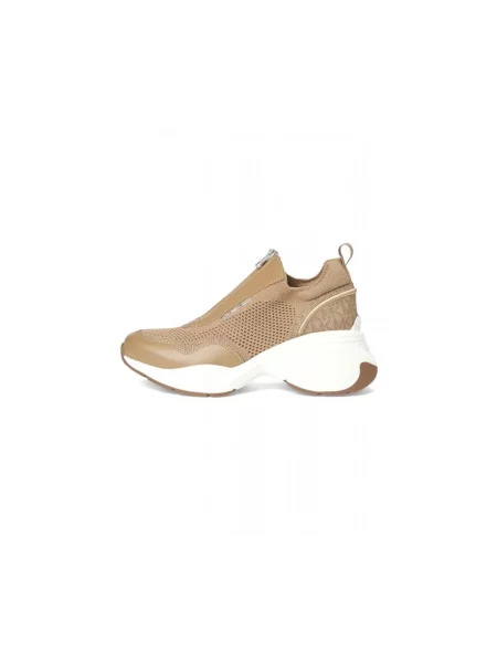 Sneakersy Michael Kors skórzane beżowe