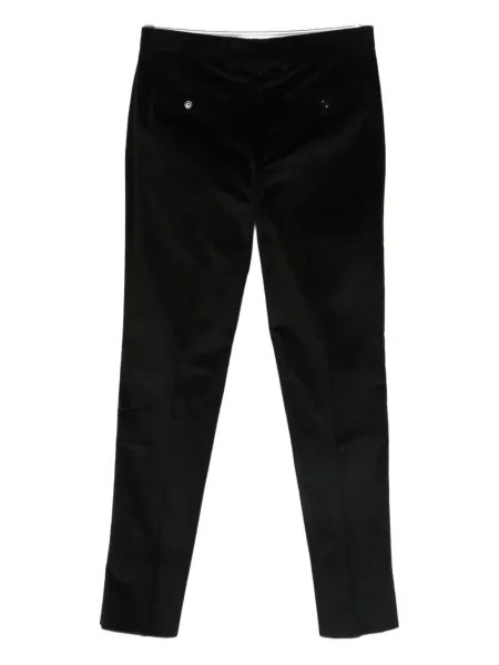 Pantaloni Lardini de catifea cord negru