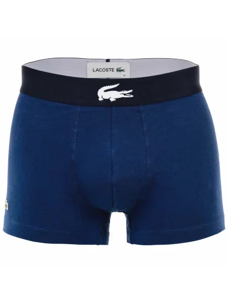 Lacoste boxeralsó 3 db sötétkék férfi fehér