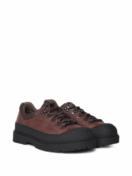 Bocanci de munte Birkenstock din piele de drumeție maro