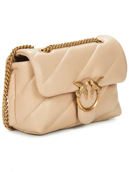 Crossbody kabelka Pinko béžová