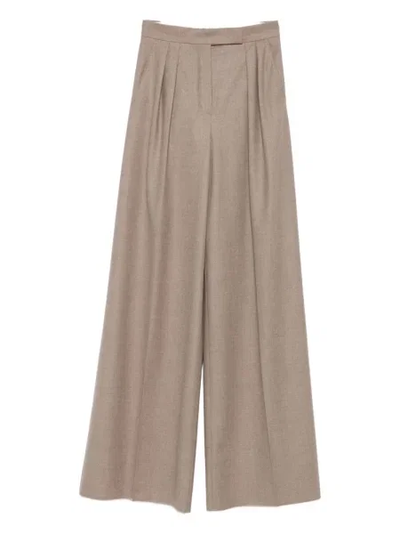 Pantaloni Max Mara din cașmir plisate