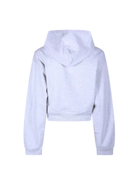 Bluza z kapturem Alexander Wang niebieska