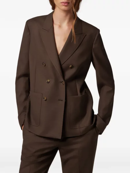 Μπλέιζερ Paul Smith διπλόκουμπα καφέ