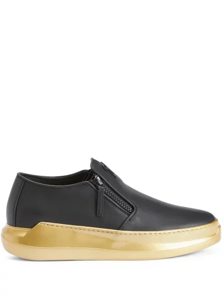 Pantofi loafer Giuseppe Zanotti din piele negru