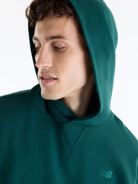 Махрове худі New Balance зелене