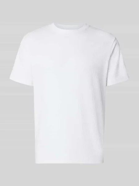 T-shirt z mieszanki bawełny krój regular fit model SPENCER' Selected Homme biała