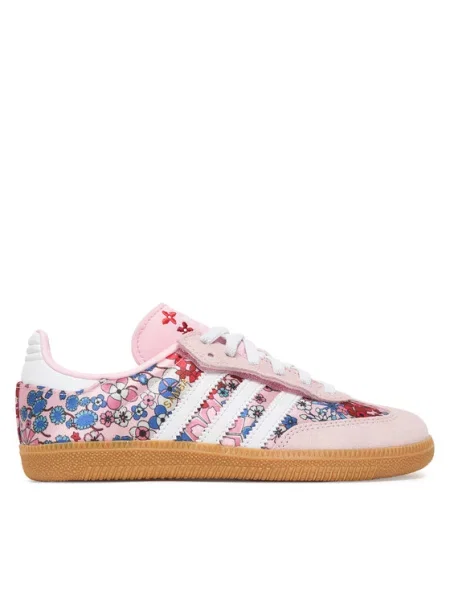 Superge adidas Liberty London Samba Og Comfort Closure Elastic Lace Roza rdeča