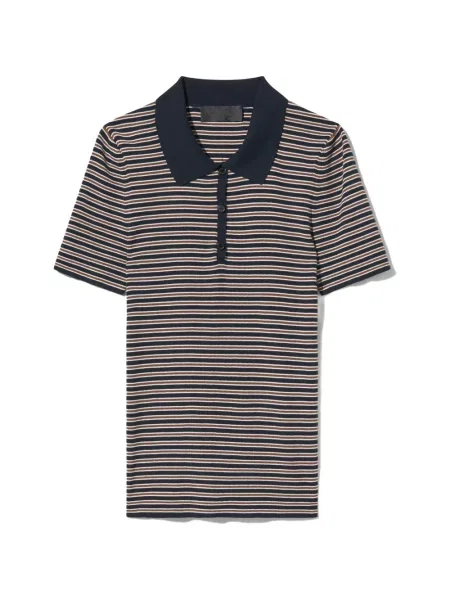Tricou polo Nili Lotan albastru