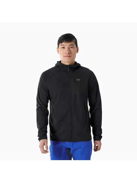 Férfi polár pulóver Arc'Teryx Delta Hoody black sapphire. Méret: S fekete