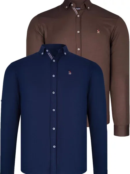 Риза Dewberry синьо