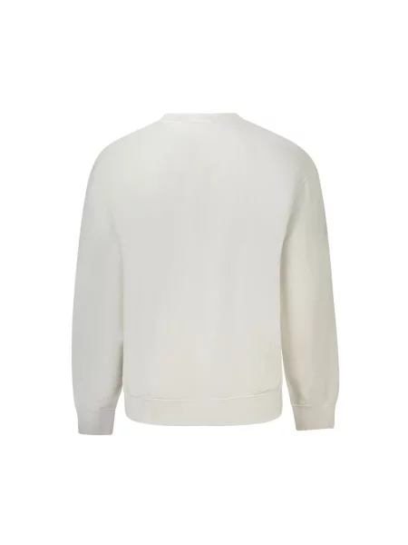 Bluza Calvin Klein z długim rękawem biała