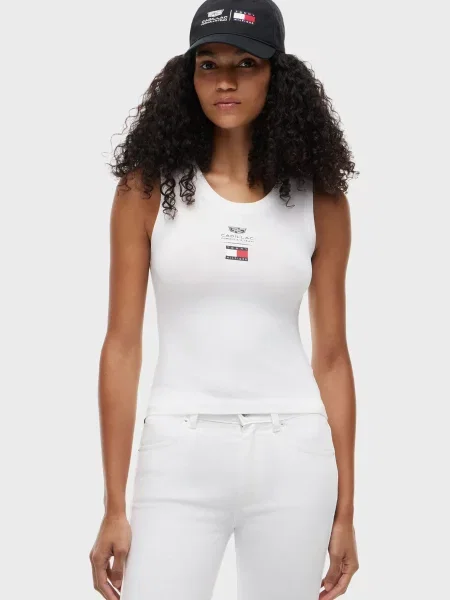 Майка Tommy Hilfiger біла