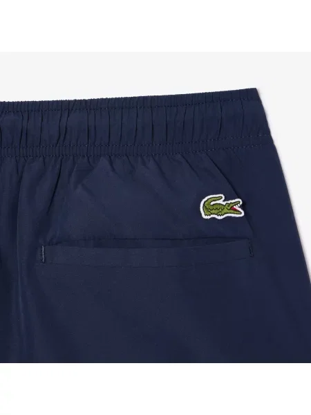 Lacoste Szorty Kąpielowe Z Nadrukiem granatowy