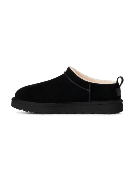 Замшевые классические тапочки Ugg черные