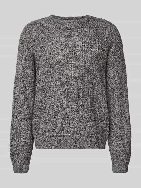 Sweter z dzianiny z okrągłym dekoltem Review