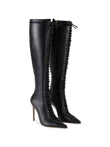 Botine Elisabetta Franchi din piele negru