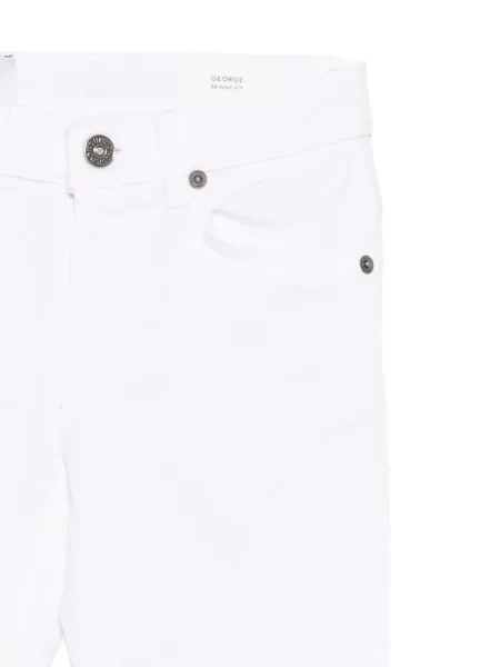Jeansy skinny dziecięce Dondup białe