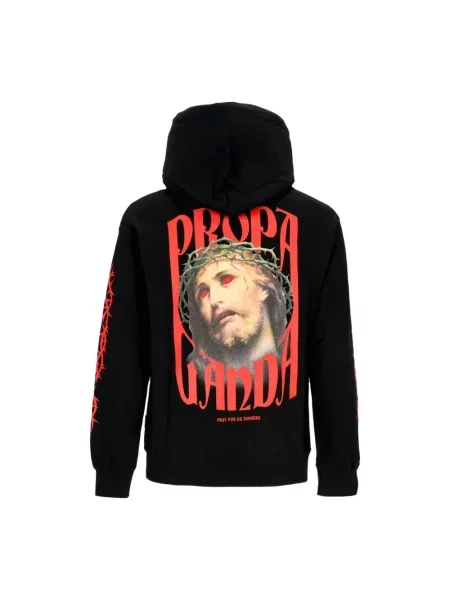 Bluza z kapturem Propaganda czarna