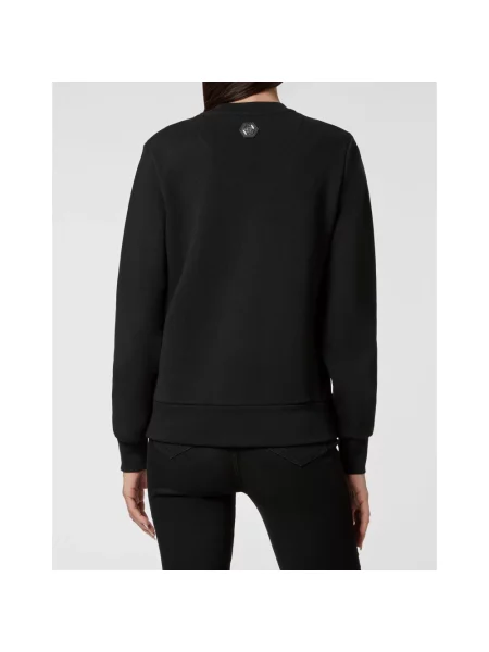 Bluza Philipp Plein typu teddy czarna