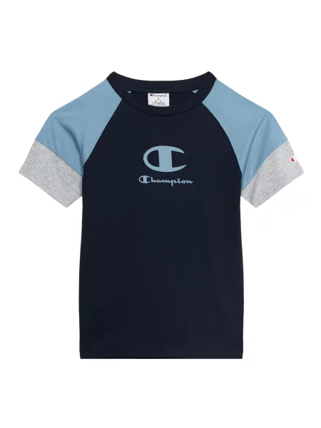Champion Tricou bleumarin / albastru deschis / amestecat gri