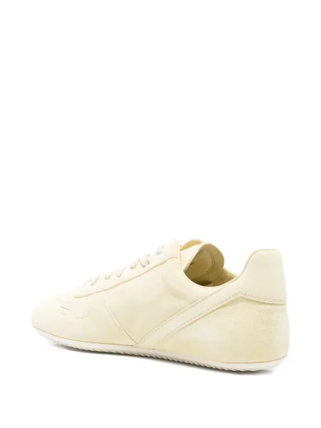 Sneakerși Rick Owens din piele galben
