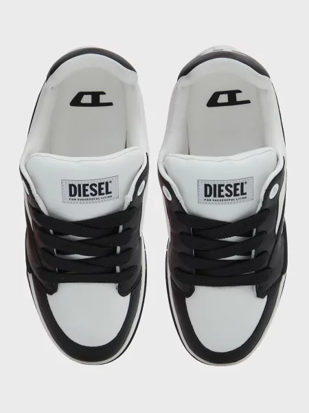 Кожаные кроссовки Diesel белые