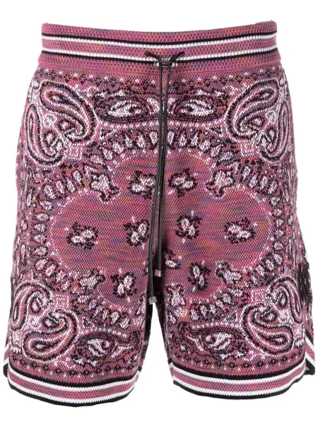 Pantaloni scurți Amiri cu imagine cu model paisley