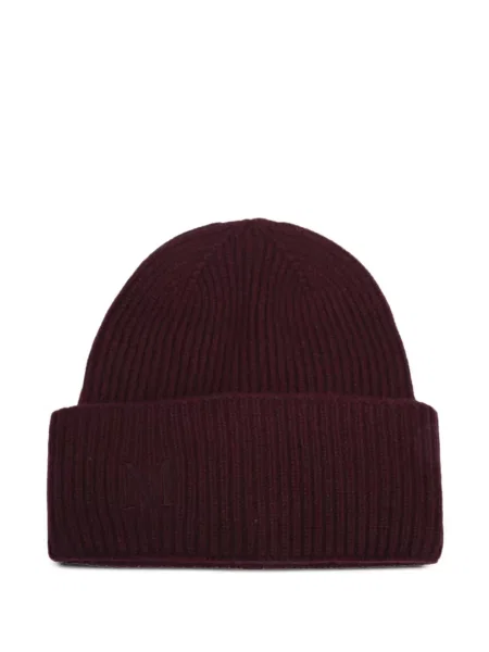 Căciulă Max Mara cu nervuri roșu